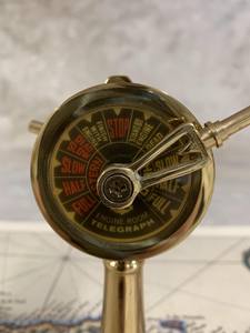 Sala de máquinas de barcos Telégrafo Decoración Náutica de latón antiguo para entusiastas marítimos Regalo único para coleccionistas y decoración del hogar - Product Image 5