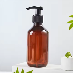 Free Samples Custom 310ml 500ml PET Plastic Boston Shampoo <b>Bottle</b> with <b>Pump</b> Vietnam Manufactory Cylinder Shape - Product Image 2