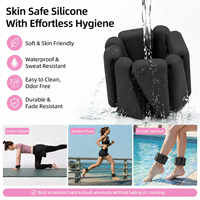 Pesas Ajustables para Muñecas y Tobillos con Silicona Suave al Tacto y Velcro, Ideales para Yoga y Gimnasio en Casa