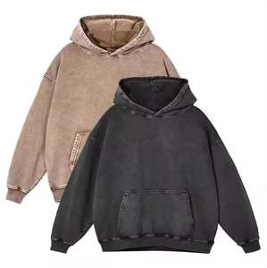 Sweats à capuche élégants pour hommes de haute qualité, sweat-shirt à capuche personnalisables pour hommes pour un confort à la mode sweats à capuche lavés à l'acide pour hommes - Product Image 1