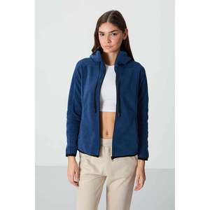 Sudadera con Capucha TommyLife para Mujer, Corte Estándar, con Cierre, Forro Polar, Color Gris Melange, Prenda Exterior de Poliéster para Uso Casual - Product Image 1