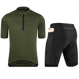 Poliéster Deportes Teamwear Ciclismo Uniforme Conjunto Verano Hombres Ciclismo Ropa Carreras Bicicleta Ropa Transpirable Ciclismo Uniformes - Product Image 1