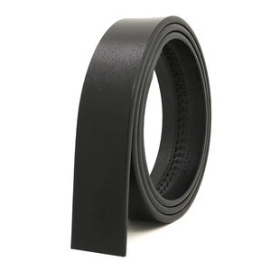 Ceinture en cuir pour hommes, sangle à boucle automatique personnalisée sans boucle, ceinture d'affaires de ceinture automatique en cuir de vachette - Product Image 5