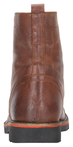 Bottes de moto en cuir marron personnalisées de haute qualité pour hommes avec finition haut de gamme, semelle durable, protection et confort de conduite - Product Image 2