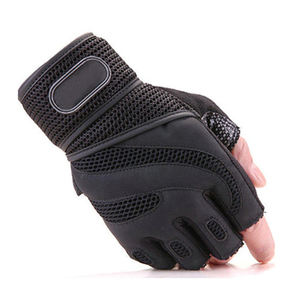 Gants de musculation en cuir de haute qualité, respirants, unisexes, avec support pour les poignets, nouveau design - Product Image 1