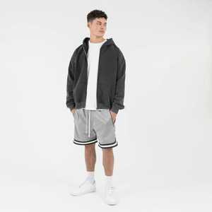 Wholesale <b>Men's</b> Summer Sports Jogger Sweatpants Mid-Waist <b>Fleece</b> <b>Shorts</b> 100% Cotton Casual Plain Dyed Style - Product Image 2