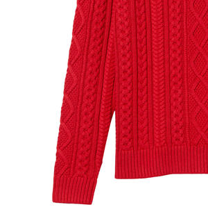 Factory Direct Sale Low Price Men's 100% Cotton <b>Knitted</b> <b>Jumper</b> Crew-Neck Rib <b>Cable</b> Knitwear Custom Logo Autumn 5GG Sweaters - Product Image 4