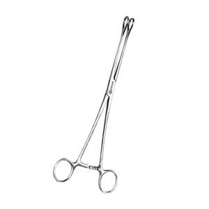 Suministros de instrumentos veterinarios, fórceps Foerster de 10 ", recto, estrecho, dentado, largo, acero inoxidable quirúrgico alemán, uso reutilizable - Product Image 2