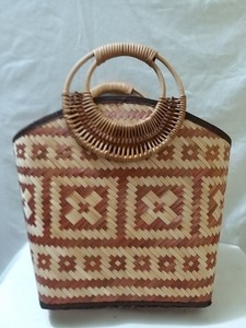 กระเป๋าหญ้าทะเลพร้อมที่จับจากเวียดนาม - Product Image 6