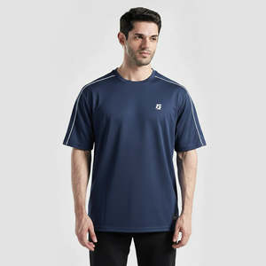 เสื้อยืด GAI Perform Drifit (สีกรมท่า)-ทรงปกติ น้ำหนัก 240 กรัม ผ้าถักน้ำหนักเบา ปักลายแบบกำหนดเอง ดีไซน์ 3 มิติ - Product Image 1