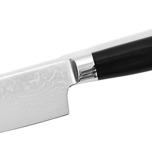 Venta al por mayor personalizado de calidad superior OEM ODM servicio profesional Damasco japonés cuchillos cuchillo de cocina con mango negro G10 - Product Image 3