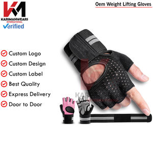 Guantes de Levantamiento de Pesas de Nuevo Diseño 2025, Fabricantes de Guantes de Medio Dedo para Entrenamiento en Gimnasio, Guantes Cómodos para Levantamiento de Pesas - Product Image 2