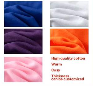 เสื้อมีฮู้ดสวมหัวสำหรับผู้ชายผ้าขนแกะผ้าฝ้าย100% ขนาดใหญ่พิเศษปักลายได้ตามต้องการแห้งเร็ว - Product Image 5