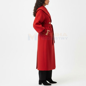 Abrigo Largo de Lana al Por Mayor, Abrigo Largo de Alta Calidad para Mujer, Material 100% Transpirable y de Secado Rápido - Product Image 3
