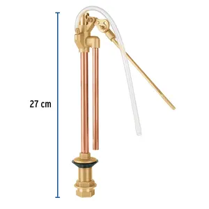 Paquete de 2 cajas de válvulas de llenado de latón Foset para tanques de bajo nivel - Product Image 3