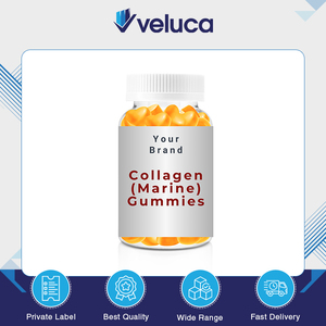 Énorme demande, meilleure vente, qualité exceptionnelle, marque privée possible, collagène marin bonbons gommeux en forme de coeur orange - Product Image 3