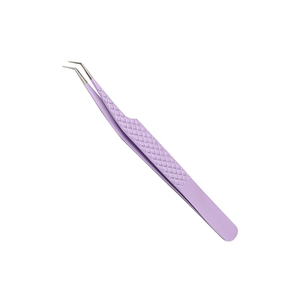 Pince à épiler personnalisée en acier inoxydable de haute qualité pour extensions de cils et pointes de fibres pointues fines pour sourcils de volume - Product Image 6