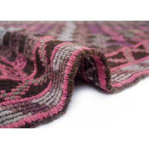 Alfombras de Lana Anudadas a Mano Nuray, Rosadas y Moradas, Geométricas, Estilo Boho, Rectangulares, 9x12, para Decoración de Sala de Estar, Pasillo, Modelo Sdkl-06 - Product Image 5