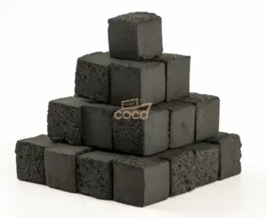 High-Heat Shisha Charcoal Cubes Budget-Friendly for Custom Hookah Hoses and Picnic Enthusiasts product from Indonesia
