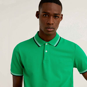 Camisetas Polo de alta calidad con estampado personalizado de manga corta con logotipo bordado liso 100% algodón tejido antiarrugas So - Product Image 6