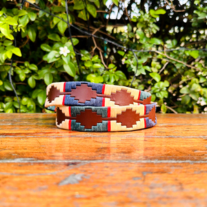 Ceinture Polo Unisexe Décontractée en Cuir de Buffle d'Eau avec Fil Ciré Recyclé, Boucle 100% Laiton Massif, Largeur 35MM, Personnalisable - Product Image 2