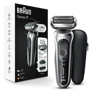 Braun Series 7 7025s Flex Afeitadora eléctrica recargable para hombres en seco y húmedo con recortador de barba - Product Image 1