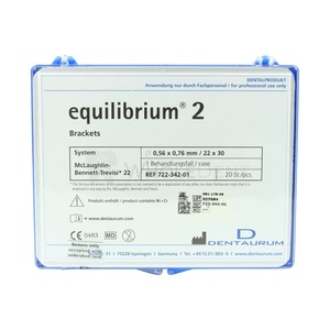 Kit de brackets Dentaurum Equilibrium 2 MBT sur ordonnance pour équipement et accessoires de thérapie orale - Product Image 1