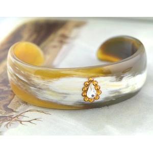 Brazalete de Cuerno de Búfalo Natural Hecho a Mano, Ecológico y Ético, Pulido, Tamaño Personalizado, Joyería al por Mayor de la India - Product Image 5