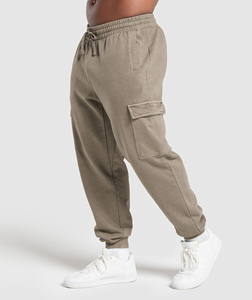 Sweatpants <b>fleece</b> cotton soft warm adjustable waist factory oem odm suitable for fitness gym or home casual wear - Product Image 2