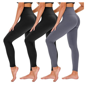 Leggings taille haute pour femmes - Lot de 3 leggings taille haute - Pantalons de yoga, de course et d'entraînement ultra-doux - Product Image 5