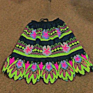 Factory Price Custom Embroidery Best Selling Party Wear <b>Skirt</b> for Women New Design Stylish Women Party Wear <b>Skirt</b> Embroidery - Product Image 4