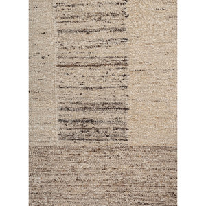 พรมขนสัตว์ทอมือลายเรขาคณิต Abrash Ivory Flat Weaves รุ่น ADWL-171 รูปทรงสี่เหลี่ยมผืนผ้า เหมาะสำหรับใช้ในบ้าน ห้องนั่งเล่น ข้างเตียง และทางเดิน - Product Image 2