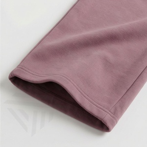 Autumn Winter Women <b>Hooded</b> Half <b>Zip</b> Cotton Canvas Sweatshirt Customized Color Vintage Casual Sportswear 2 in 1 Design - Product Image 6