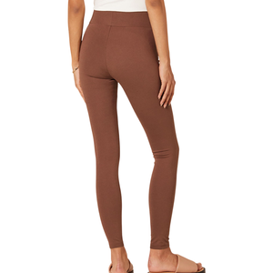 Legging Slim Fit taille haute pour femmes, vente en gros de leggings de yoga taille élastique, meilleur legging décontracté en tissu pour femmes - Product Image 2