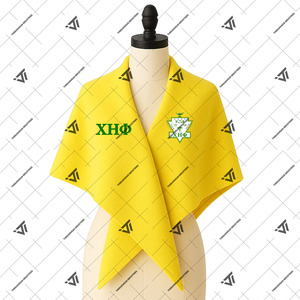Greek Chi Eta Phi Sorority ผ้าคลุมขนสัตว์100% หรูหราผ้าคลุมไหล่แบบพรีเมี่ยมเปิดเสื้อปอนโช - Product Image 1