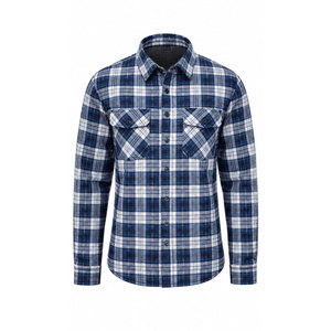 Camisa de franela para motocicleta, ropa de manga larga para hombre, camisa de franela a cuadros de algodón para motocicleta, ropa para hombre - Product Image 2
