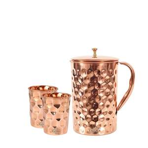 Copper <b>Jug</b> and <b>Glass</b>/copper <b>Jug</b> 5 Ltr/<b>water</b> Serving Hotel <b>Jug</b> for Customized Size Cheap Price with Hot Selling - Product Image 4
