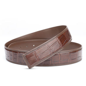 Cinturones de cuero genuino para hombre, alta calidad, OEM ODM, soporte de cuero, personalizado, venta al por mayor - Product Image 6