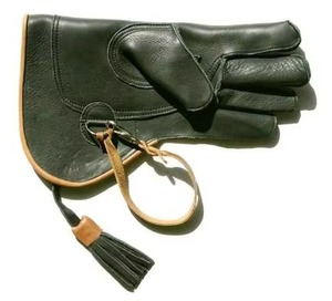 Gants de fauconnerie en cuir de vachette de haute qualité personnalisés OEM 100%, respirants pour la chasse et les activités de plein air - Product Image 6