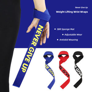 GAF Sangles de poignet en cuir antidérapantes réglables pour le fitness Logo personnalisable Forme droite-pour l'haltérophilie Épaules lourds - Product Image 3