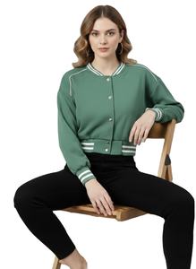 Chaqueta Varsity Corta Transpirable de Moda Urbana Personalizada, Venta Caliente, Alta Calidad, Fabricada en Fábrica, Talla Grande, Venta al Por Mayor - Product Image 2