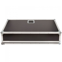 Table de mixage DJ pliable en forme de Z avec valise de transport à roulettes et poignées pour les activités sur scène
