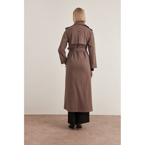Manteau tissé coupe-vent d'automne avec détail épaulettes - Product Image 6