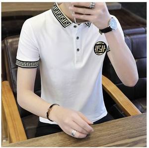 Usine du Vietnam Polo de créateur décontracté à séchage rapide respirant à manches courtes, impression numérique de blocs de couleurs durables - Product Image 5