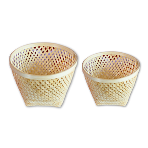 PRODUIT VENTE CHAUDE Paniers en bambou tissés à la main: la tradition rencontre l'exportation de fonctions modernes du Vietnam - Product Image 1