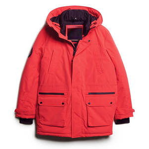 Veste de pluie en toile imperméable pour homme, col montant, logo frontal, sur mesure, OEM, randonnée en plein air, coupe-vent d'hiver - Product Image 5