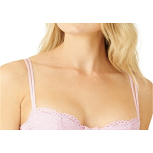 บรา Wacoal Ciao Bella 1/2 คัพ แบบมีโครง ทรง Balconette สีม่วง ไซส์ 34DD ระบายอากาศได้ดี บุฟองน้ำ ไร้ตะเข็บ พร้อมโลโก้ปัก - Product Image 2