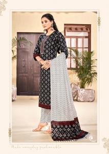 ชุด kurta ผ้าฝ้ายแท้สำหรับผู้หญิงชุดอินเดียสำเร็จรูป - Product Image 6