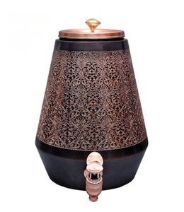 Matka Elegante de Primera Calidad al por Mayor de 16 L, la Elegante Matka Aporta Cultura y Estilo a tu Espacio, Recipiente Tradicional para Agua - Product Image 6