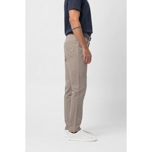 Pantalones de algodón ajustados para hombre, 5 bolsillos, cómodos, de tela, amarillos, informales y versátiles, grises - Product Image 3